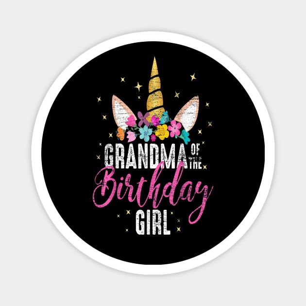 Grandma of the birthday girl Magnet by brittenrashidhijl09